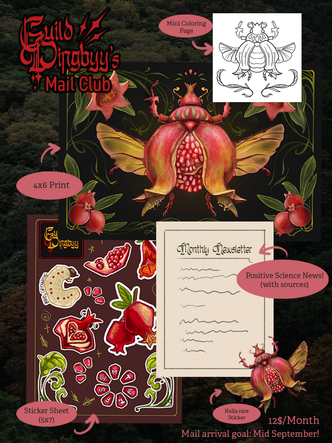 Fantastical BugFruits - September MailClub